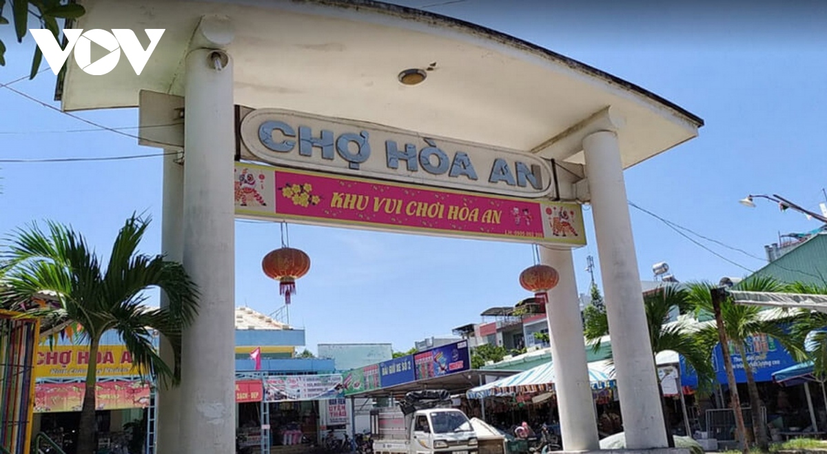 Đà Nẵng tạm dừng hoạt động chợ Hòa An, quận Cẩm Lệ